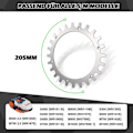 Miniatyrbilde 4 av 11: 2 x premium rustfrie stål pigger for Worx S/m modell, 2 x rustfrie stål skruepigger Traction Enhancer, robotgressklipper Hjulstørrelse 205 mm