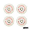 Miniatyrbillede 8 af 8: 4 stk. Flash Inline Skate Hjul 90A LED Lysende Skøjtehjul 80 76 72 68 Flerfarvet 72mm Multicolor