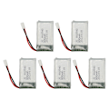 Miniatyrbillede 2 af 8: 5 stk. 802540 800mAh RC Drone Batteri Bærbar RC UAV Reserve Batteri Tilbehør til SYMA X5C X5C 1 X5 X5SC X5SW M68 K60