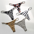 Pikkukuva 4 / 5: Seksikkäät (M) Naisten Alushousut Matala Vyötärö Stringit G-String Pikkuhousut