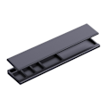 Miniatyrbillede 1 af 6: Tastatur Håndledsstøtte Ergonomisk Blød Memory Foam Støtte Skrivebord Opbevaringsboks Nem Skrivning Smertelindring