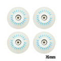 Miniatyrbillede 5 af 9: 4 stk. Flash Inline Skate Hjul 90A LED Lysende Skøjtehjul 80 76 72 68 Blå 68mm Blue