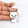 Miniatyrbillede 2 af 5: Sød Hvalpe Nøglering, Kawaii Nøgleringe, Bil Nøglering, Jule- og Fars Dags Gaver til Mænd Kvinder...{DH}