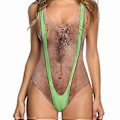 Miniatyrbillede 1 af 5: 2023 NYHED Dame Badedragt i Ét Stykke Galaxy Taco Kat Mavekontrol Badedragt Strandtøj Bikini Monokini (S Lys Grøn)