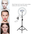 Miniatyrbilde 3 av 4: Ringlys Ringlight Xjpl537 med Stativ Usb 3 Moduser Led for Li