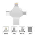 Miniatyrbilde 2 av 5: 1TB 4-i-1 Foto Backup Stick, Universell Kompatibilitet for iPhone iPad Android og PC, Lettbrukelig Programvare for Smidig Dataoverføring og Lagring,