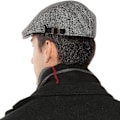Miniatyrbild 2 av 4: Spetsig Basker Herr Basker Herr Vinter Varm Hatt Newsboy Flat