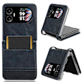 Pikkukuva 1 / 5: Blackview Hero 10 4G -puhelimen retrokuvioitu nahka+PC-puhelinkotelo korttipaikalla, monivärinen Style C Multicolor