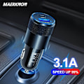 Miniatyrbillede 4 af 4: Snabb 66V bil USB type C-oplader til iPhone, Samsung, Huawei, iPad, tablet og mere
