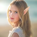 Pikkukuva 6 / 7: Haltiaa- ja Elfikorvat - Renessanssin Pukeutumisjuhlat, Asusteet, Elfien naamiaiset, Vampyyri-Haltiakorvat (2 paria)