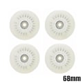 Miniatyrbilde 7 av 9: 4 stk. Flash Inline Skate Hjul 90A LED Lysende Skatehjul 80 76 72 68 Rød 68mm Red