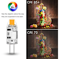 Miniatyrbillede 4 af 5: LED pærer G4, LED COB 2W pærer erstatter halogenpærer{DH}