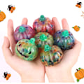 Pikkukuva 7 / 7: 6 kpl Halloween Puristuslelut, Halloween Stressipallot Kurpitsalelut Fidget-lelut Lapsille Aikuisille Juhlapalvelukset