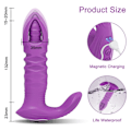 Miniatyrbillede 5 af 8: Bluetooth APP-styret Vibrator til Kvinder Trådløs Stødende Dildo G-punkt Massager