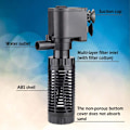 Miniatyrbilde 2 av 5: Akvariepumpe med filter 4W 400L/T Filter Vannpumpe【DH】