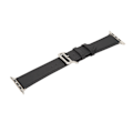 Miniatyrbilde 2 av 6: Smartklokkebånd, Lærarmbånd, Smartklokketilbehør for IOS Watch Series SE 8 7 6 5 4 3 2 1 42mm 44mm 45mm Svart