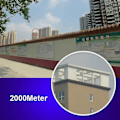 Miniatyrbillede 4 af 4: 40x22 HD Kraftfulde Kikkert 2000m Lang Afstand Foldbar