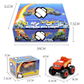 Pikkukuva 4 / 5: 6 kpl Blaze ja Monster Machines -lelut, ajoneuvot kilpa-autot kuorma-autot lasten lelu