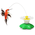 Miniatyrbillede 1 af 8: Automatisk elektrisk roterende kattelegetøj farverig sommerfugl A1