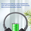 Miniatyrbilde 3 av 5: FM radio hodetelefoner for best mottak Foldbare FM hodetelefoner
