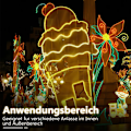 Miniatyrbild 4 av 5: LED Ljusslinga - 30M - Varmvit Inomhus/Utomhus - IP44 - Ljusslinga