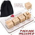 Miniatyrbilde 2 av 5: Date Night Terninger for Par, Romantisk Date Night Spill for Par med Oppbevaringspose, Perfekt for Valentinsdag, Bursdag, Bryllup 1 Sett