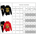 Miniatyrbild 5 av 5: Barn F-ortnite Tryckt Casual Hoodie Byxor Kostymer Pojkar Flickor Hoody Byxor Träningsset Svart Svart 160cm Svart 130cm Black