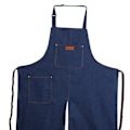Miniatyrbillede 4 af 4: Fashion Keramiske Denim Split Leg Forklæde Justerbar Halsrem Til Kunstner