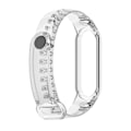 Miniatyrbillede 1 af 5: Rem til Mi Band 5 Mi 6 Smartwatch Armbånd Hudvenlig Blød Fleksibel Silikone Armrem
