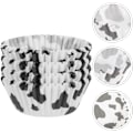 Miniatyrbillede 3 af 5: 200 stk. Ko Dyr Papir Cupcake Forme Cupcake Æsker Ko Dyr Cupcake Papir Bageforme til Bryllup Gård Fødselsdagstema