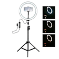 Miniatyrbilde 2 av 4: Ringlys Ringlight Xjpl537 med Stativ Usb 3 Moduser Led for Li