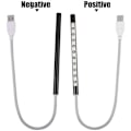 Pikkukuva 4 / 5: Kevyt kannettava USB LED 5V 1W 10 LED pitkä joutsenkaula kosketuslamppu