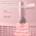 Pikkukuva 10 / 11: Mini Kannettava Fascia Lihashierontalaite USB-lataus Lihasten rentoutukseen kivunlievitykseen Pink