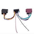 Miniatyrbillede 2 af 5: 16-polet bilradiokabel til radiospilstik Autoadapterkabel-stik Sksy16-21 +