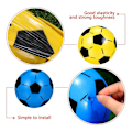 Miniatyrbillede 2 af 5: 4 stk plastik oppustelige fodbolde til børn traditionel fodbold