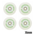 Miniatyrbillede 8 af 9: 4 stk. Flash Inline Skate Hjul 90A LED Lysende Skøjtehjul 80 76 72 68 Flerfarvet 68mm Multicolor
