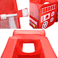 Miniatyrbild 3 av 5: Hjältemodig Brandbils Lek Tält, Enkel Montering med Förstärkt PVC, Vattentätt Golv Säkerställer Ren Lek, Rymlig Mångsidighet för Flera Spelare,