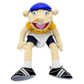 Miniatyrbilde 1 av 2: Jeffy plysjleketøy 60 cm Jeffy lue hånddukke spill utstoppede dukke gaver actionfigur