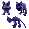 Pikkukuva 3 / 3: Ihana Catnap-pehmolelu Virallinen Smiling Critters -pehmoleluhirviöhahmo Nuken Catnap ja Dogday -pehmolelu Täytetty eläinlelu Lahja lapsille PURPLE
