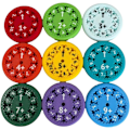 Miniatyrbilde 1 av 2: Et sett med nye MATTE FIDGET SPINNERE Matematikk Fingertupp Gyro Undervisning Opplysning Leker Multipliser og del 9 stk Multiply and divide 9pcs 3D printed model