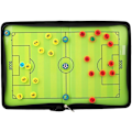 Miniatyrbillede 2 af 5: Fodbold Taktik Tavle Fodboldtræner Magnetisk Tavle Bærbar Træningsstrategi til Fodboldkamp Træning{DH}