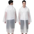 Pikkukuva 3 / 6: Sadeponcho sadetakit aikuisille, 2 kpl uudelleenkäytettäviä sadetakkeja hupulla ja hihoilla, vedenpitävä hätätilanteisiin, ulkoiluun, retkeilyyn, Disney