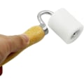 Miniatyrbild 2 av 2: handtrycksrulle, papperstryckare, platt sömnadsrulle, tryckrulle, handverktyg, naturligt trä