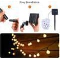 Miniatyrbild 4 av 6: Solcellsdrivna utomhuslampor Tomshine 50Leds, 6,9 meter julgransbelysning{DH}
