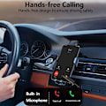 Miniatyrbillede 5 af 10: Bluetooth 5.2 Audio Receiver Transmitter 3.5MM 3.5 AUX med Mikrofon Stereo Musik Trådløs Adapter