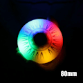 Miniatyrbilde 3 av 9: 4 stk. Flash Inline Skate Hjul 90A LED Lysende Skatehjul 80 76 72 68 Grønn 80mm Green