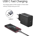 Miniatyrbilde 5 av 5: Hurtiglader 45W for Samsung USB-C + 2M USB-C kabel - EU - Svart