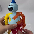 Miniatyrbild 5 av 5: Nightmare Critters Doey The Doughman 3D-printade Actionfigurer Leksaker
