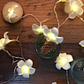 Pikkukuva 7 / 7: Led-koristevalot Frangipani-lamppu kukka keijuvalot【DH】