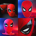 Miniatyrbilde 5 av 6: Mascara Spiderman Hodeplagg Cosplay Bevegelige Øyne Elektronisk Maske Spider Man 1:1 Fjernkontroll Elastiske Leker For Voksne Barn Gave{DH}